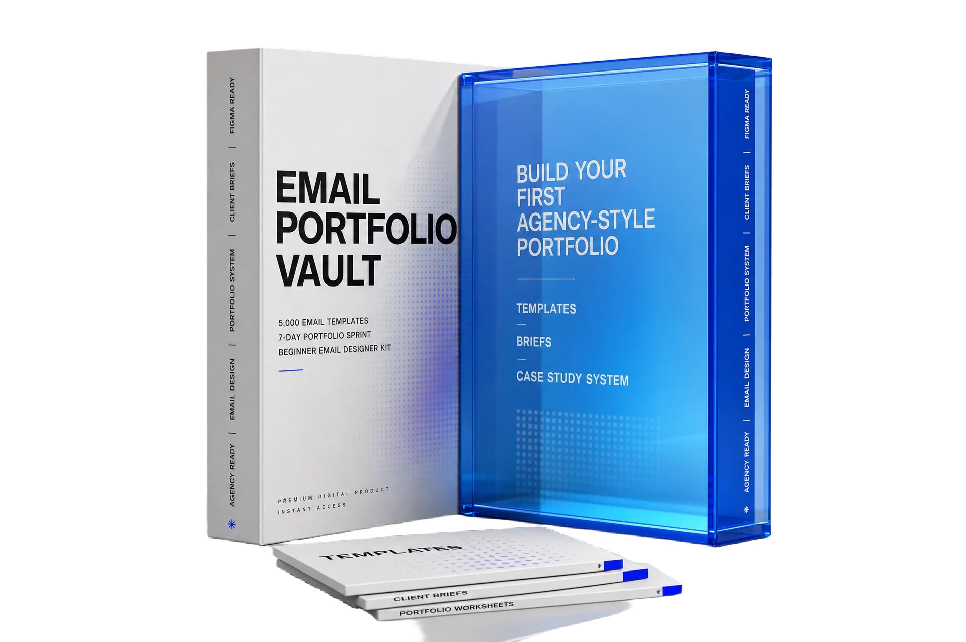 Email Portfolio Vault: 5,000 email templates, 7-day portfolio sprint, client briefs and worksheets